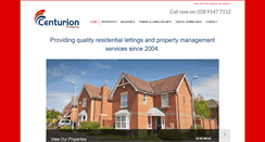 Desktop Screenshot of centurionproperty.com