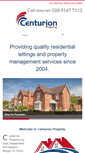 Mobile Screenshot of centurionproperty.com